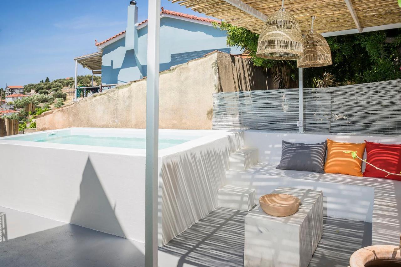 Bohemian Nest - Cheerful 2-Bedroom Villa With Pool Dhavgáta Exterior foto